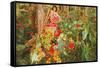 Fruits, Vegetables in Jungle Paradise-null-Framed Stretched Canvas