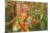 Fruits, Vegetables in Jungle Paradise-null-Mounted Art Print