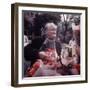 Fruits, Vegetables, Meat, Polutry, and Flowers Sold in Rue Mouffetard Market, Quartier Latin-Alfred Eisenstaedt-Framed Photographic Print