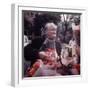 Fruits, Vegetables, Meat, Polutry, and Flowers Sold in Rue Mouffetard Market, Quartier Latin-Alfred Eisenstaedt-Framed Photographic Print