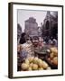 Fruits, Vegetables, Meat, Polutry, and Flowers Sold in Rue Mouffetard Market, Quartier Latin-Alfred Eisenstaedt-Framed Photographic Print