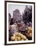 Fruits, Vegetables, Meat, Polutry, and Flowers Sold in Rue Mouffetard Market, Quartier Latin-Alfred Eisenstaedt-Framed Photographic Print