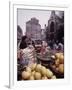 Fruits, Vegetables, Meat, Polutry, and Flowers Sold in Rue Mouffetard Market, Quartier Latin-Alfred Eisenstaedt-Framed Photographic Print