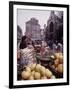 Fruits, Vegetables, Meat, Polutry, and Flowers Sold in Rue Mouffetard Market, Quartier Latin-Alfred Eisenstaedt-Framed Photographic Print