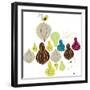 Fruits Wallpaper-vecstock com-Framed Art Print