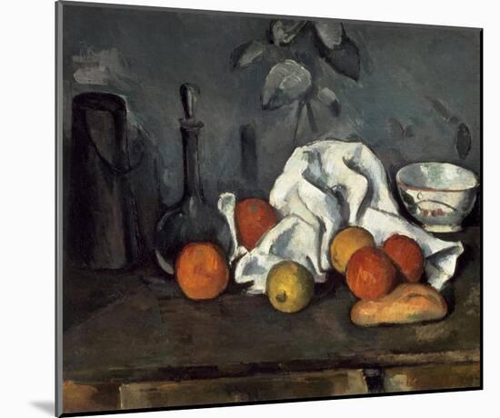 Fruits-Paul Cézanne-Mounted Art Print