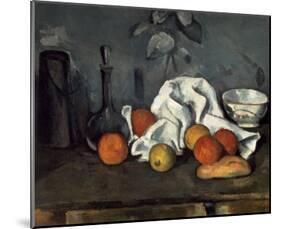 Fruits-Paul Cézanne-Mounted Art Print
