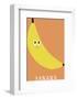 Fruity Friends - Banana-Clara Wells-Framed Giclee Print