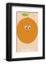 Fruity Friends - Orange-Clara Wells-Framed Giclee Print