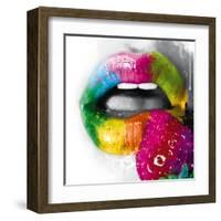 Fruity Kiss II-Patrice Murciano-Framed Art Print