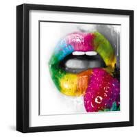 Fruity Kiss II-Patrice Murciano-Framed Art Print