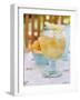 Fruity Pineapple Drink with Ice Cubes and Lemon-Foodcollection-Framed Photographic Print