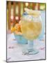 Fruity Pineapple Drink with Ice Cubes and Lemon-Foodcollection-Mounted Photographic Print