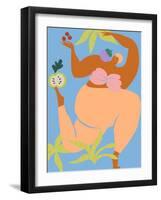 Fruity Run-Arty Guava-Framed Giclee Print