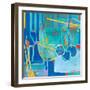 Frutas en Azul-Luis Amer-Framed Giclee Print