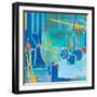 Frutas en Azul-Luis Amer-Framed Giclee Print