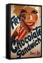 Fry's Chocolate Sandwich Advert-null-Framed Stretched Canvas