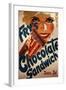 Fry's Chocolate Sandwich Advert-null-Framed Art Print