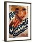 Fry's Chocolate Sandwich Advert-null-Framed Art Print