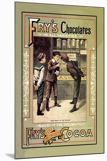 Fry's Chocolates-null-Mounted Art Print