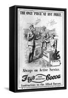 Fry's Cocoa Advertisement, WW1-null-Framed Stretched Canvas