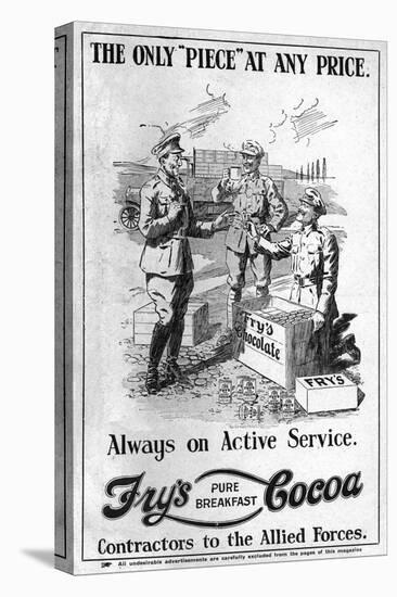 Fry's Cocoa Advertisement, WW1-null-Stretched Canvas