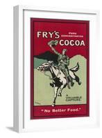 Fry's Cocoa - No Better Food-null-Framed Art Print