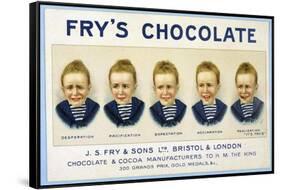 Fry's Five Boys Chocolate, Desperation Pacification Expectation Acclamation Realisation-null-Framed Stretched Canvas