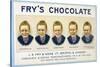 Fry's Five Boys Chocolate, Desperation Pacification Expectation Acclamation Realisation-null-Stretched Canvas