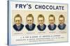 Fry's Five Boys Chocolate, Desperation Pacification Expectation Acclamation Realisation-null-Stretched Canvas