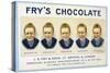 Fry's Five Boys Chocolate, Desperation Pacification Expectation Acclamation Realisation-null-Stretched Canvas