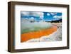 Frying Pan Lake Rotorua-null-Framed Art Print