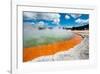 Frying Pan Lake Rotorua-null-Framed Art Print