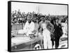 Fs Barnes in the Centre, Ah Langley to His Right, with a Singer Nine Sports Car, 1930s-null-Framed Stretched Canvas