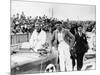 Fs Barnes in the Centre, Ah Langley to His Right, with a Singer Nine Sports Car, 1930s-null-Mounted Photographic Print