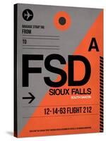 FSD Sioux Falls Luggage Tag I-NaxArt-Stretched Canvas