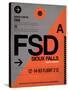 FSD Sioux Falls Luggage Tag I-NaxArt-Stretched Canvas