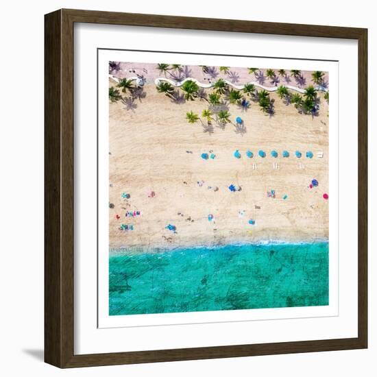 Ft Lauderdale Beach 1-Kimberly Allen-Framed Art Print