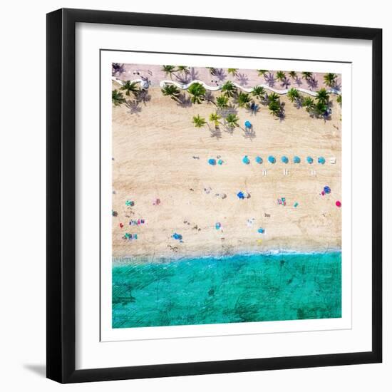 Ft Lauderdale Beach 1-Kimberly Allen-Framed Art Print