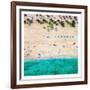 Ft Lauderdale Beach 1-Kimberly Allen-Framed Art Print