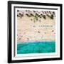 Ft Lauderdale Beach 1-Kimberly Allen-Framed Art Print