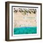 Ft Lauderdale Beach 1-Kimberly Allen-Framed Art Print