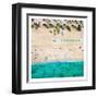 Ft Lauderdale Beach 1-Kimberly Allen-Framed Art Print