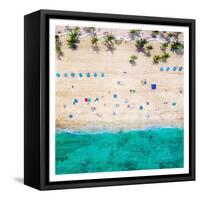 Ft Lauderdale Beach 2-Kimberly Allen-Framed Stretched Canvas