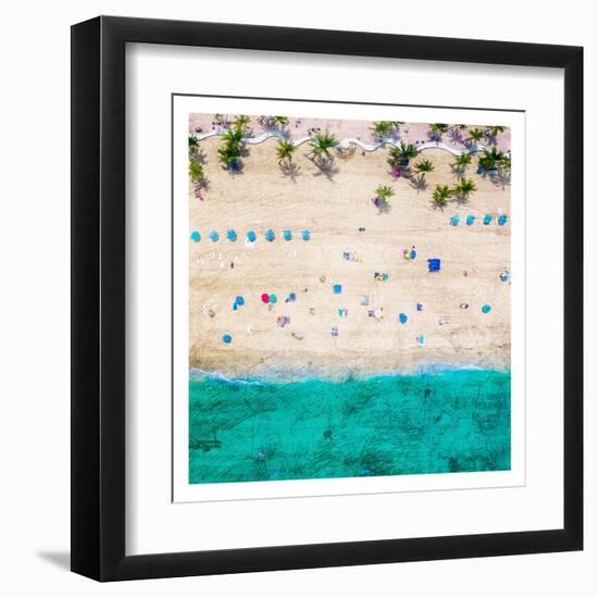 Ft Lauderdale Beach 2-Kimberly Allen-Framed Art Print