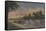 Ft. Lauderdale, FL - New River View & Andrews Ave-Lantern Press-Framed Stretched Canvas