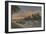 Ft. Lauderdale, FL - New River View & Andrews Ave-Lantern Press-Framed Art Print