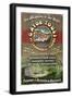 Ft. Lauderdale, Florida - Alligator Tours Vintage Sign-Lantern Press-Framed Art Print