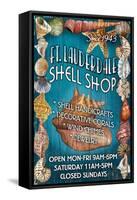 Ft. Lauderdale, Florida - Shell Shop-Lantern Press-Framed Stretched Canvas