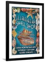 Ft. Lauderdale, Florida - Shell Shop-Lantern Press-Framed Art Print